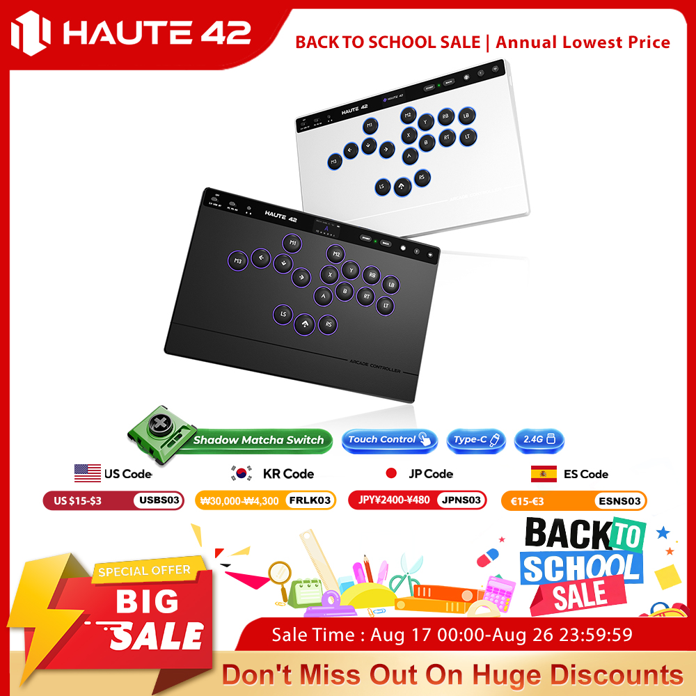 Esports Gaming Controller - Haute42 W-P1 트라이 모드 2.4G 무선