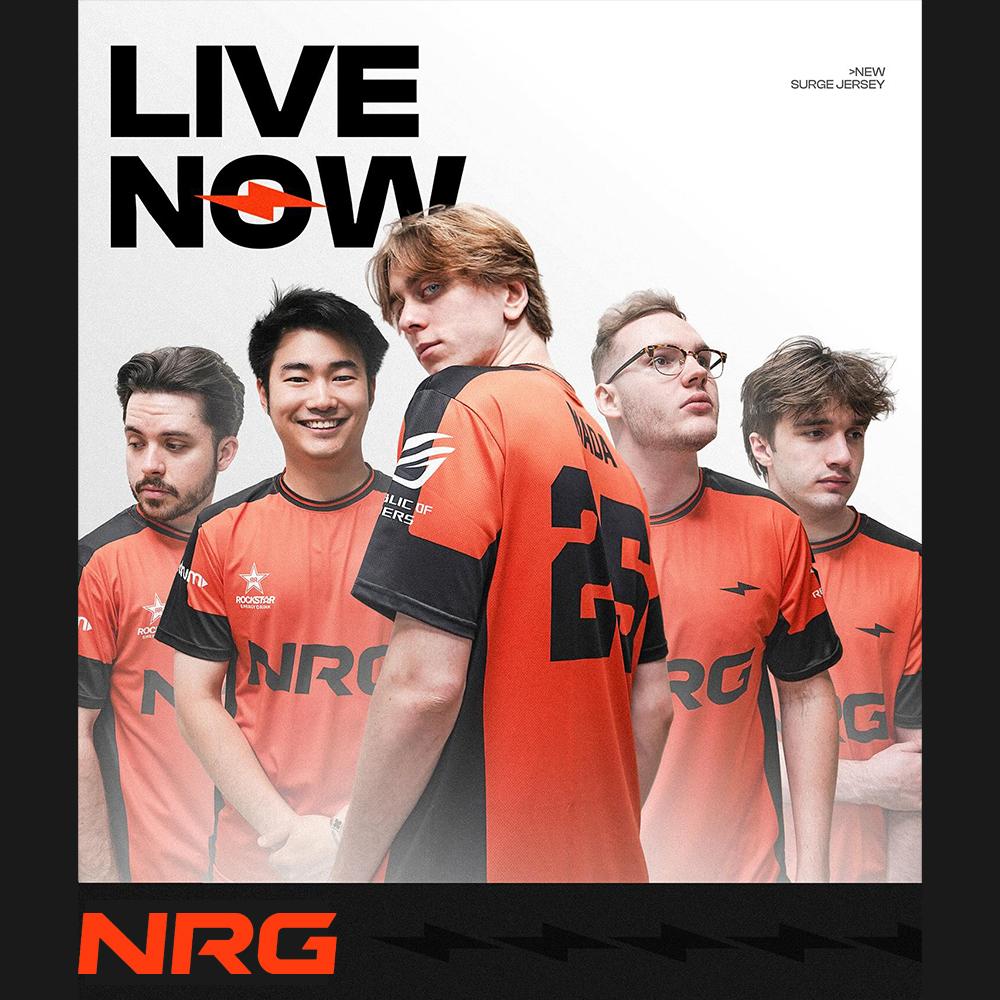 Esports Gaming Jersey - 2025 NRG Esports Surge Jersey Valorant