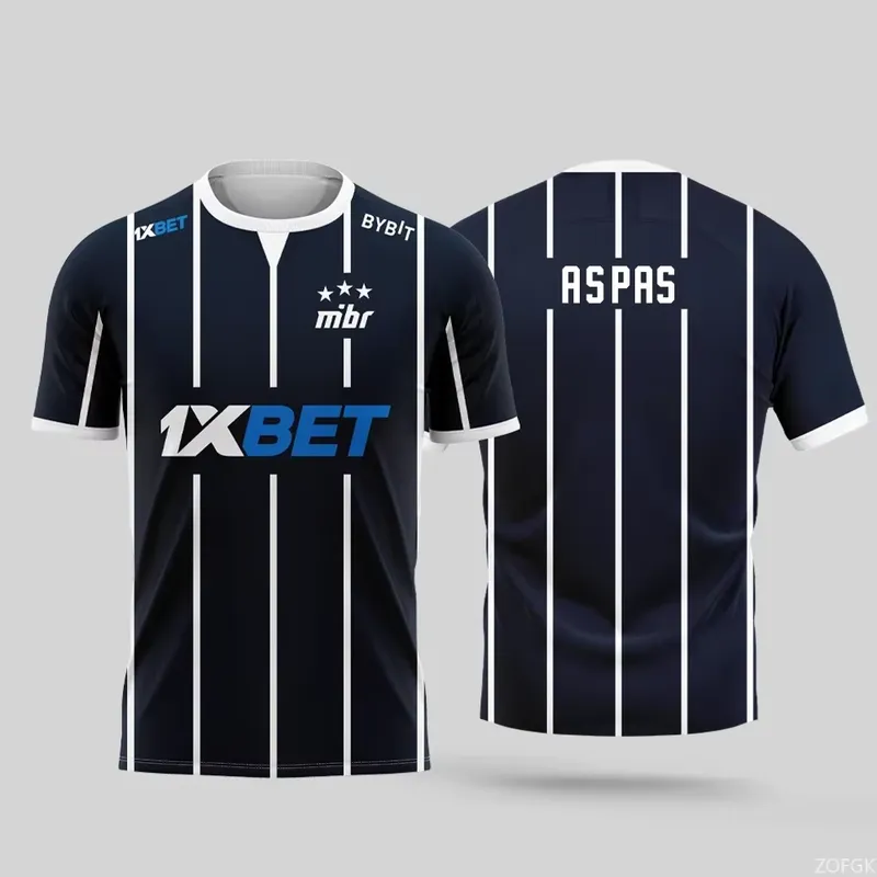Esports Gaming Jersey - 2026 MIBR 팀 게이밍 저지 아스파스