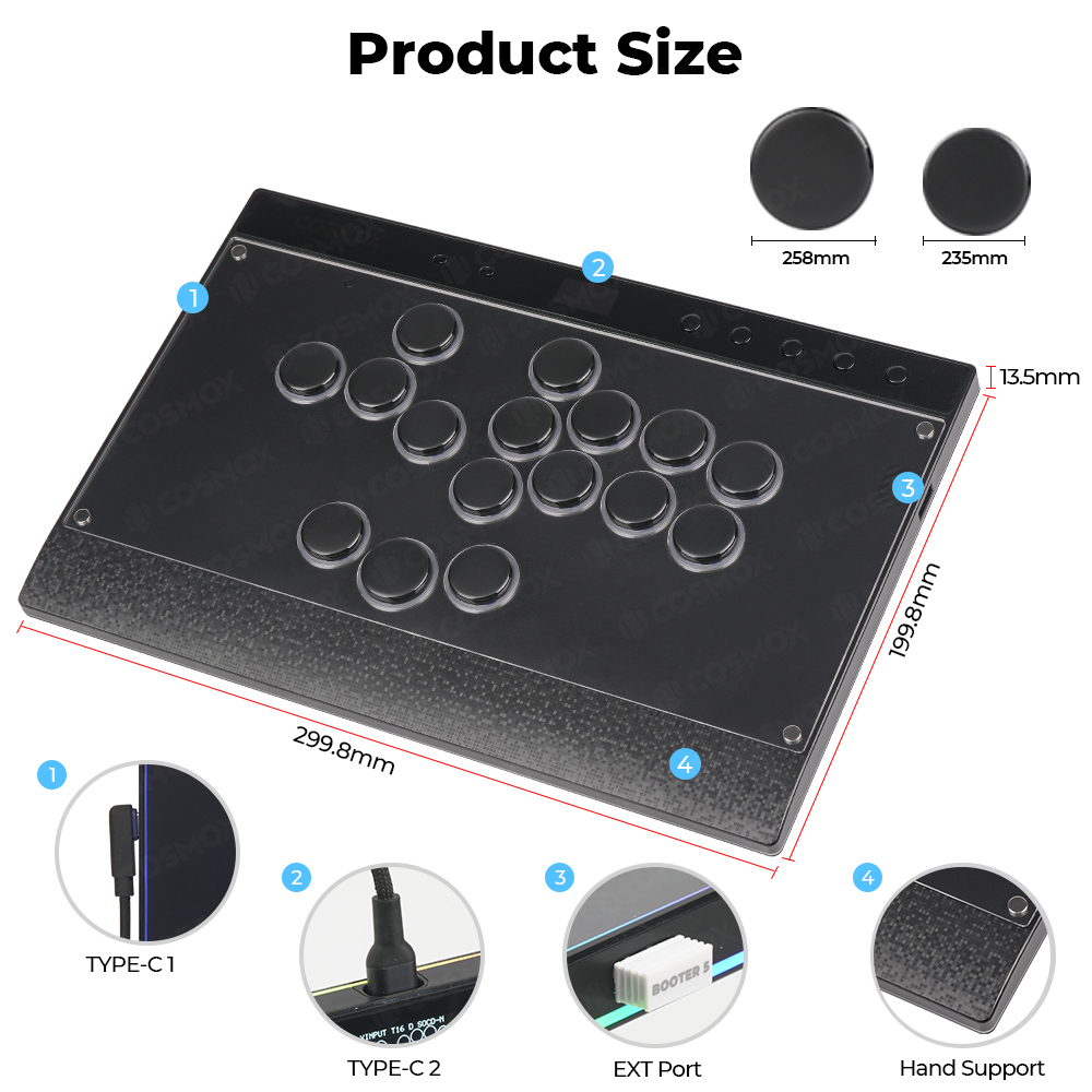 Haute42-COSMOX C16 레버리스 컨트롤러 마 - Esports Gaming Controller 리뷰 및 가격
