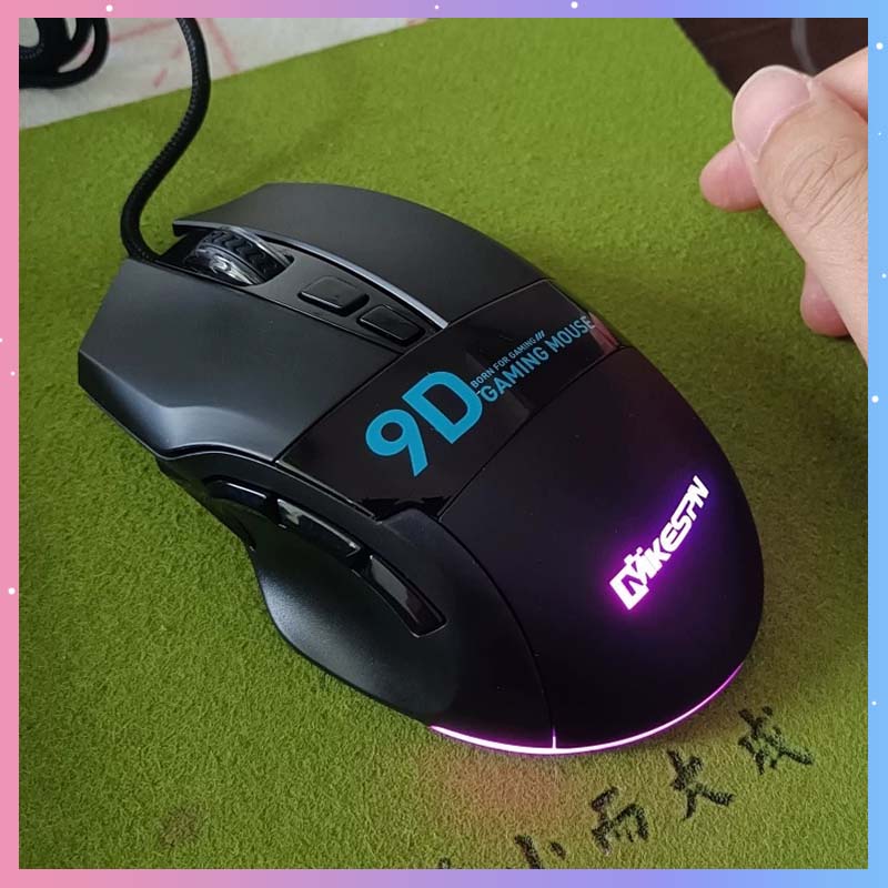 X10 유선 게이밍 매크로 마우스 9키 12000DPI - Esports Gaming Mouse 리뷰 및 가격